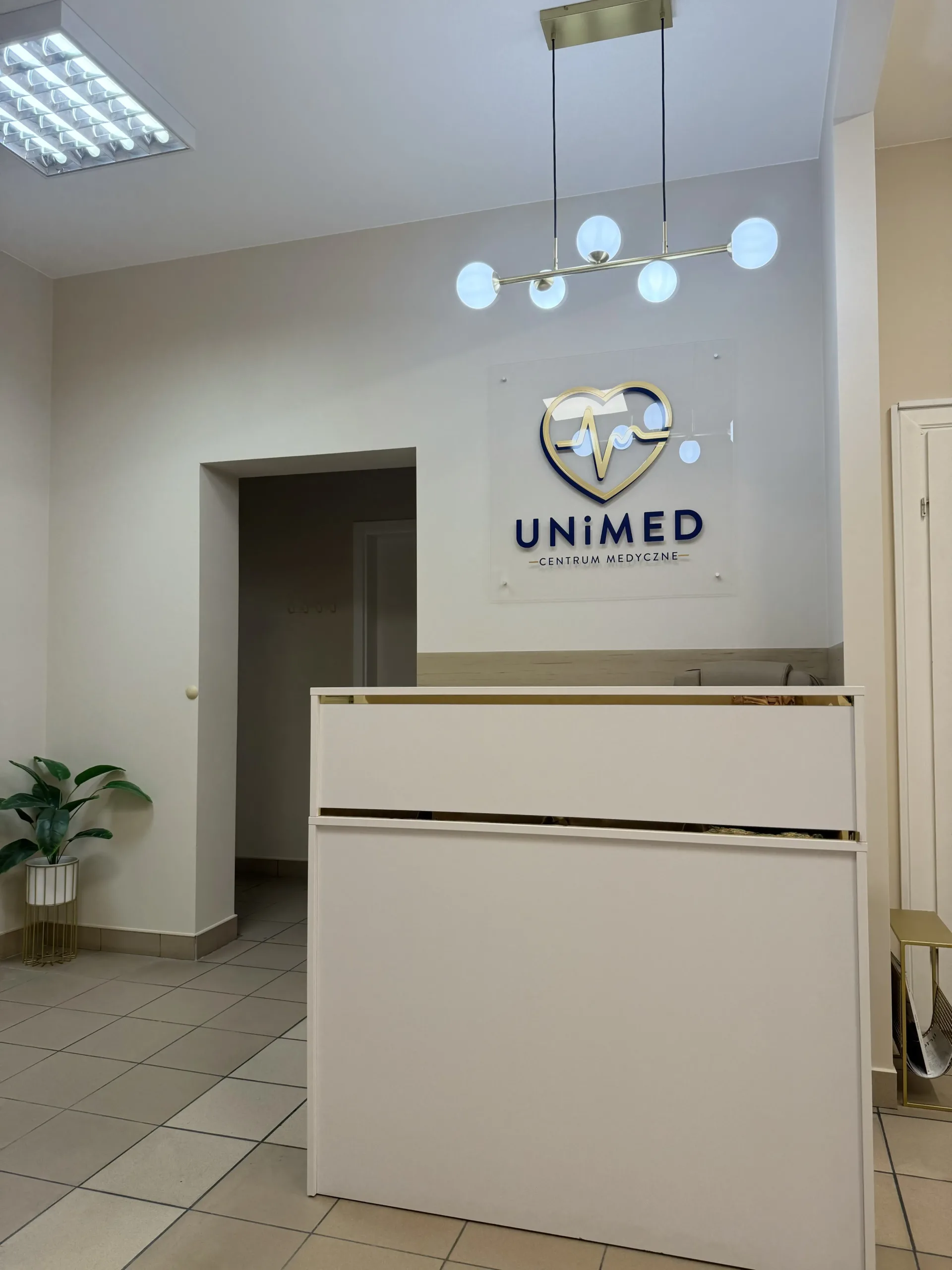 poczekalnia centrum medycznego UNIMED